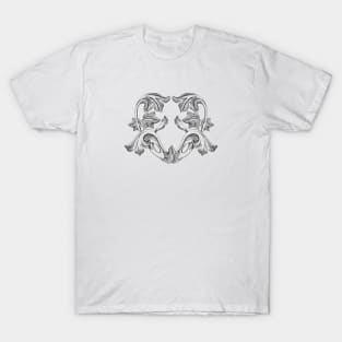 Black and White Heart T-Shirt